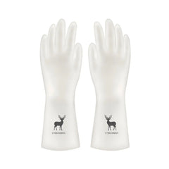 Silicone World 1 Pair Waterproof Rubber Latex Dish Washing Gloves Kitchen Durable Cleaning Housework Chores Dishwashing Tools