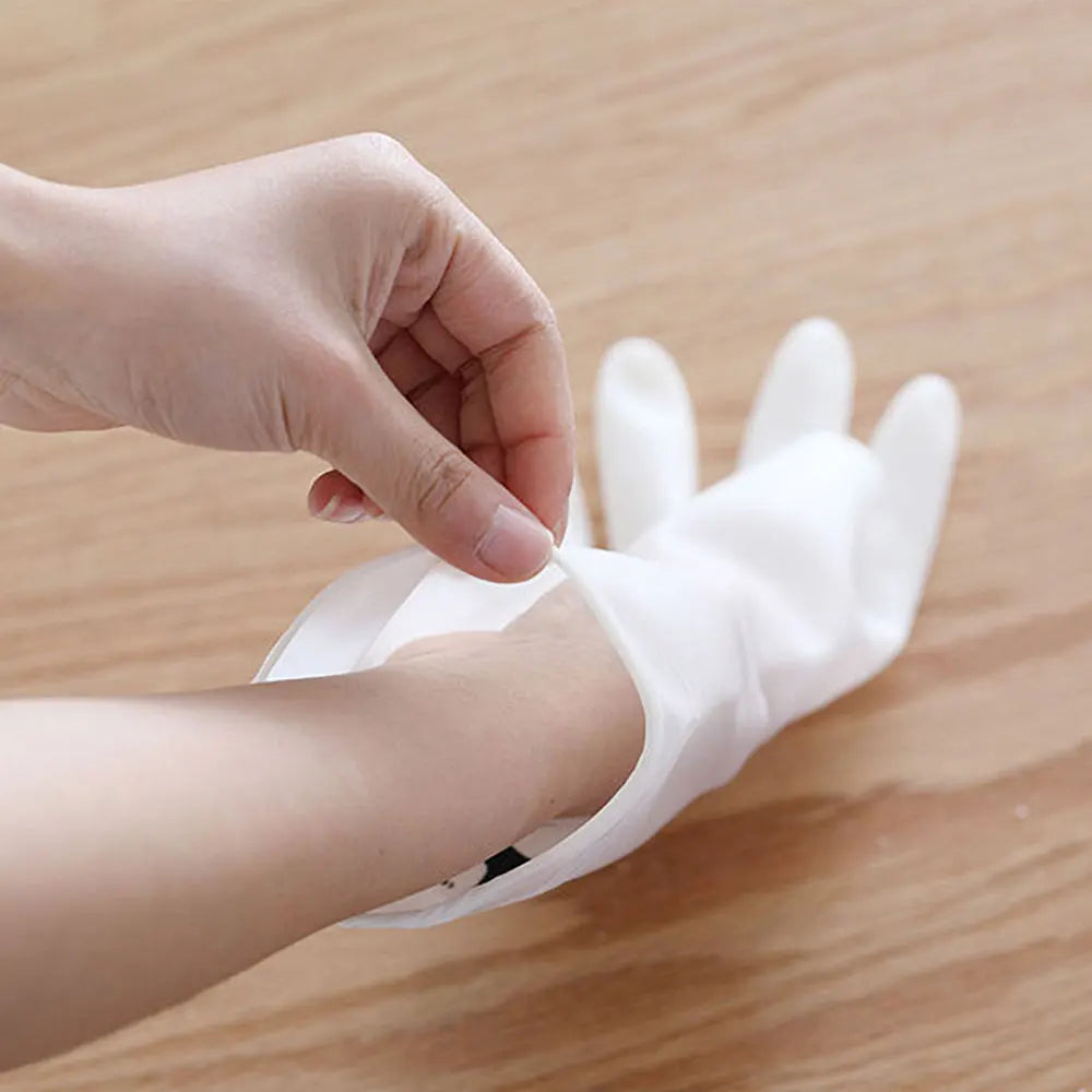Silicone World 1 Pair Waterproof Rubber Latex Dish Washing Gloves Kitchen Durable Cleaning Housework Chores Dishwashing Tools