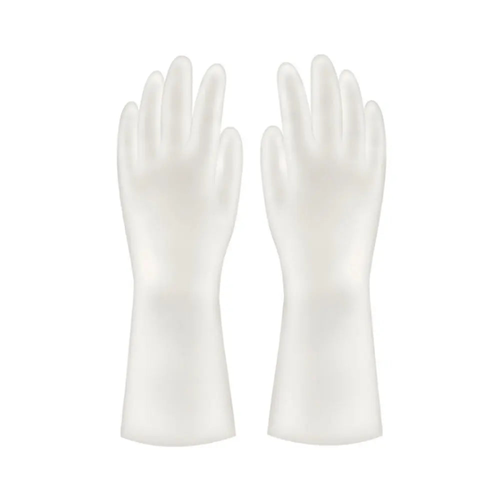 Silicone World 1 Pair Waterproof Rubber Latex Dish Washing Gloves Kitchen Durable Cleaning Housework Chores Dishwashing Tools