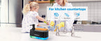 Dual Pump Soap Dispenser Set 3-in-1 Kitchen Organizer with Sponge Storage Box for Sink and Countertop Compact Cleaning Solution