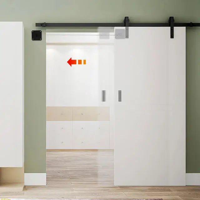 New Design Door Closer Automatic Closing Sliding  Latch No Punching Automatic Door Lock for Sliding Mesh Closer Closed