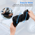 Collapsible Silicone Face Ice Bath Bowl Built in Ice Tray Cold Cryo Portable Travel Facial Facial Puffiness Skin Care Tool