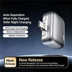 140W Physical-Disconnect Intelligence Charger Separator Protect Battery Overcharge Protection Auto Power-off  for Type-C Devices