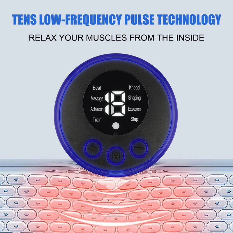 Electric TENS Pulse Neck Massager EMS Cervical Massage for Neck Back Body Eletric Muscle Stimulator Electrostimulator 19 Gears
