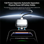 140W Physical-Disconnect Intelligence Charger Separator Protect Battery Overcharge Protection Auto Power-off  for Type-C Devices