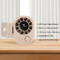 Tragbarer Auto-Clip-Lüfter 360° Drehbarer Tragbarer Mini-Ventilator Mit 100-Gang-Wind Und Clip Für Büro, Camping, Reisen Sport