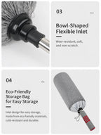 Professional Car Duster Microfiber Cleaning Brush Telescopic Long Handle Car Wash Mop Scratch Free Auto Detailing Dust Remover