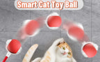 iLMH 1/2 PCS Cat Interactive Ball Toy Automatic Rolling Ball Faux Tail Rechargeable Smart Pet Electric Toy Pet Toy Imitate Mouse