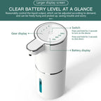 380ML Touchless IPX5 Waterproof 4-Gears Adjustable Foam/Gels Automatic Sense Soap Dispenser Electric Hand Dish Washing Machine