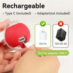iLMH 1/2 PCS Cat Interactive Ball Toy Automatic Rolling Ball Faux Tail Rechargeable Smart Pet Electric Toy Pet Toy Imitate Mouse