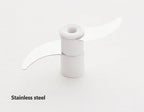 Manual Garlic Mincer Stainless Steel Blade and Hand Drawstring Food Vegetable Cutting Machine Meat Grinder Kitchen Gadgets