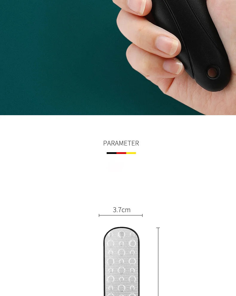 High-Quality Stainless Steel Foot File Double Sided Callus Remover For Dead Skin Professional Pedicure Tools Callous Scraper