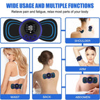 Electric TENS Pulse Neck Massager EMS Cervical Massage for Neck Back Body Eletric Muscle Stimulator Electrostimulator 19 Gears