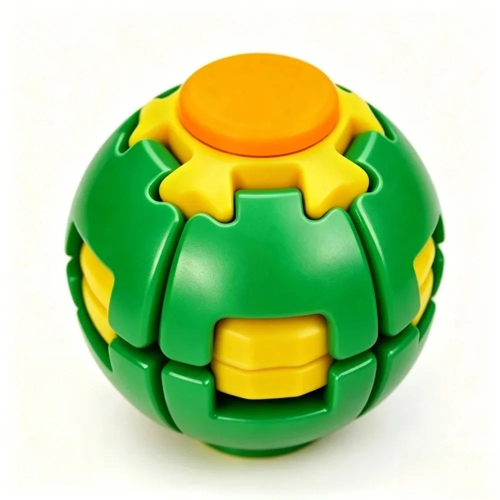 Transforming Fidget Spinner Ball Press To Spin 3D Printed Stress Relief Toys Portable Deformation Decompression Toys Party Favor