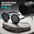 2025 Fashion New Unisex Handmade ND9 Level Sunglasses Stepless Rotating Filter Retro Polarized Sunglass Cycling Sports Glassees