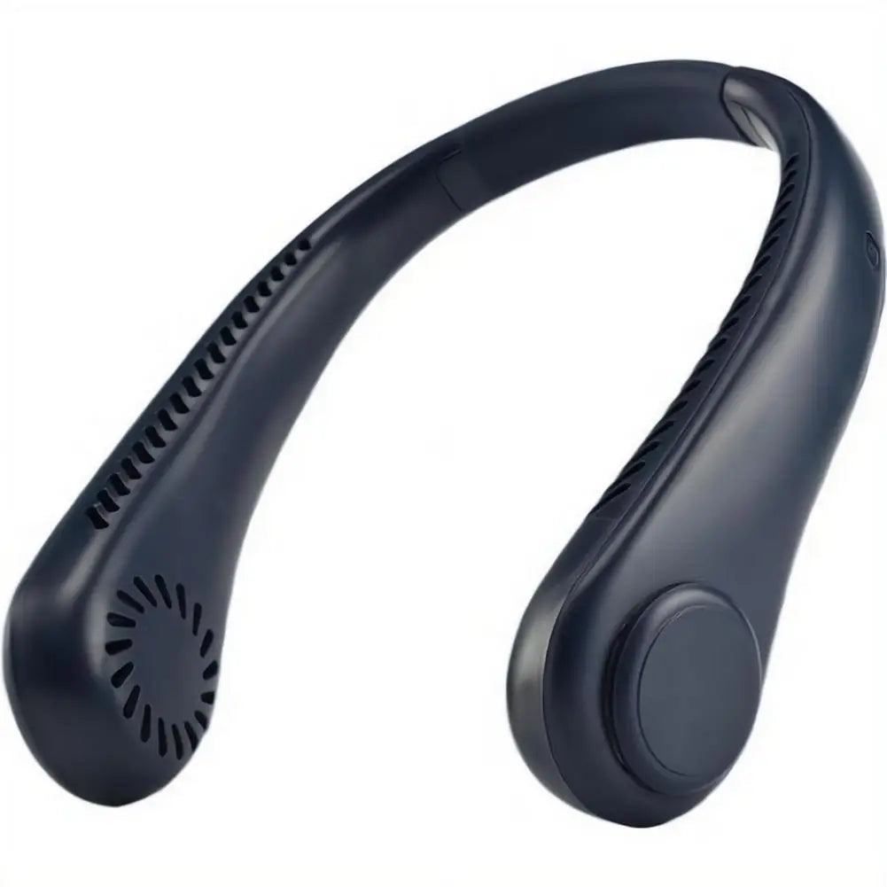 Portable Bladeless Neck Fan Rechargeable 3 Speeds Adjustable Cooling Fan Hands-Free Bladeless Neck Fan For Outdoor Sports Travel