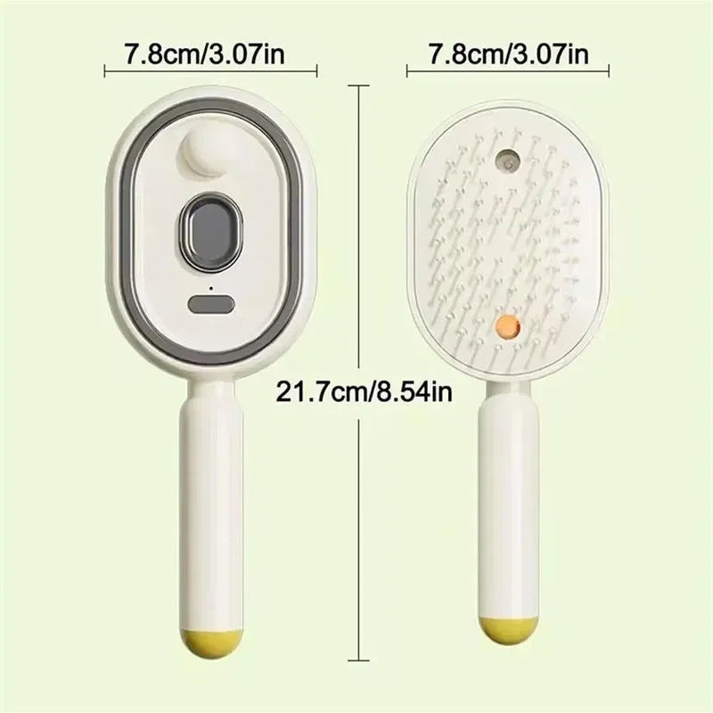 Multifunctional Massage Comb,Electric Spray Air Cushion Scalp Massager,Self-Cleaning Essential Oil Hair Care Comb,Gift for Women