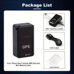 Motorcycle Car Gps Tracker Gf07 Mini Tracking Locator Magnetic Vehicle Tracker Locator for Pets Child Elderly Gps Position App