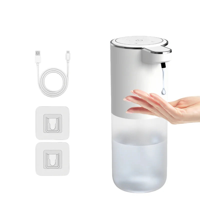 380ML Touchless IPX5 Waterproof 4-Gears Adjustable Foam/Gels Automatic Sense Soap Dispenser Electric Hand Dish Washing Machine