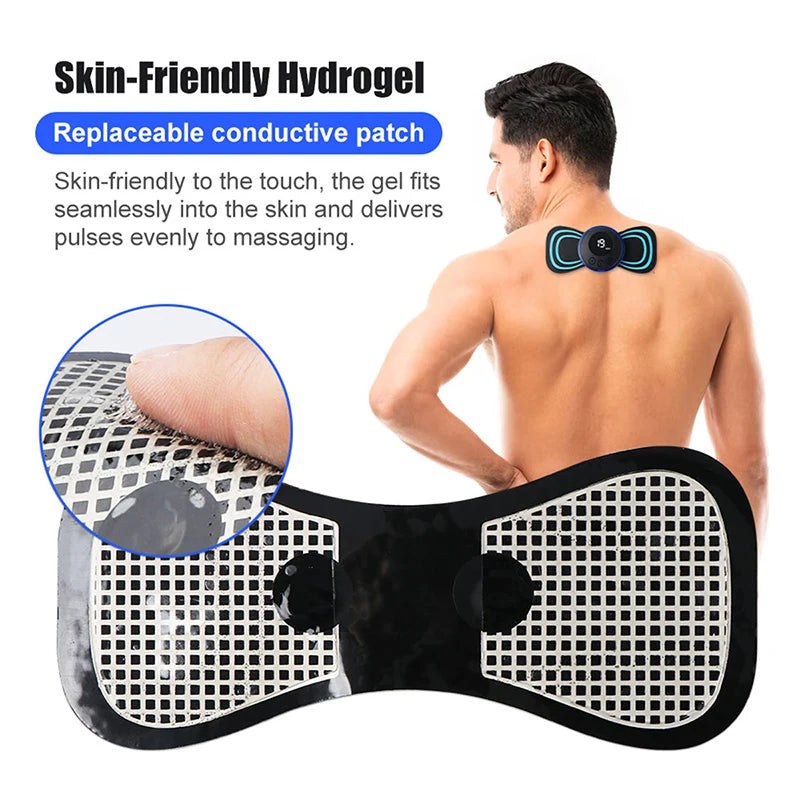 Electric TENS Pulse Neck Massager EMS Cervical Massage for Neck Back Body Eletric Muscle Stimulator Electrostimulator 19 Gears