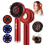 Electric Scalp Head Massage Comb 660nm Light Hair Growth Comb Hair Brush Head Spa 3 Levels Soft Massage Scalp Oil Applicator