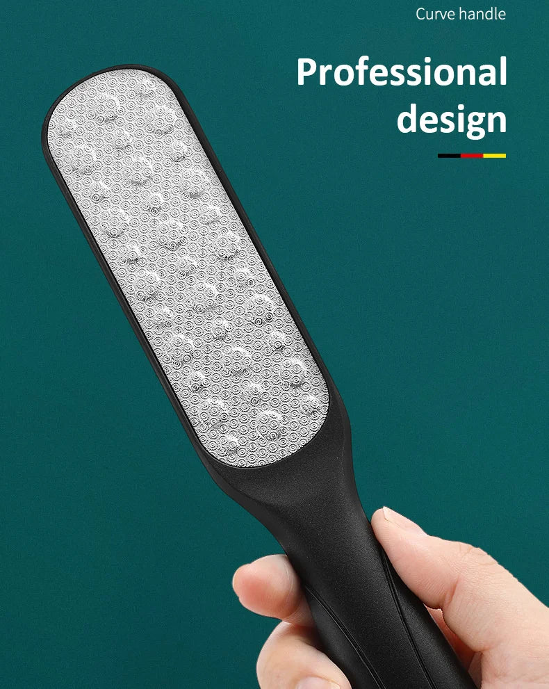 High-Quality Stainless Steel Foot File Double Sided Callus Remover For Dead Skin Professional Pedicure Tools Callous Scraper