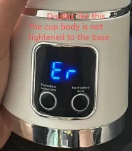 Portable USB Rechargeable Mini Blender & Juicer with Digital Display & 12-Blade System - Suitable for Travel, 3 Modes, USB- Oper