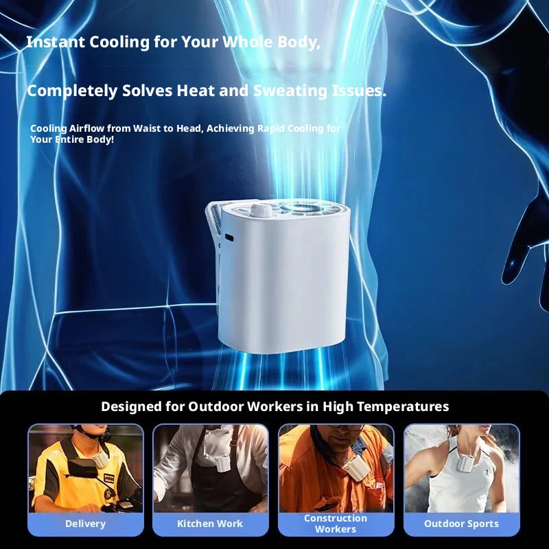 Tragbarer Auto-Clip-Lüfter 360° Drehbarer Tragbarer Mini-Ventilator Mit 100-Gang-Wind Und Clip Für Büro, Camping, Reisen Sport