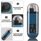 USB Rechargeable Nose and Ear Hair Trimmer for Men, Mini Portable Electric Clipper, Quick Charging, Low Noise, Compact, Washable