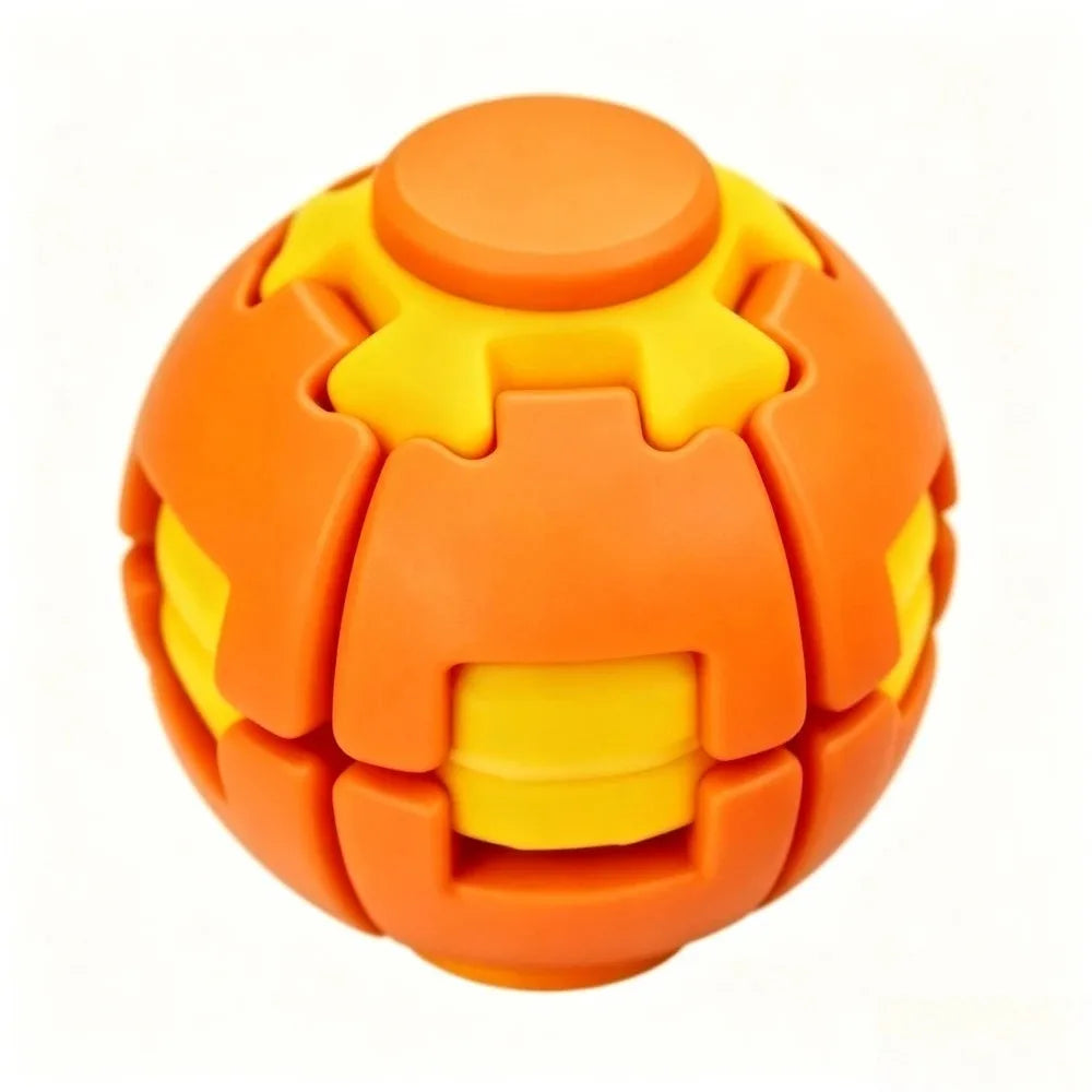Transforming Fidget Spinner Ball Press To Spin 3D Printed Stress Relief Toys Portable Deformation Decompression Toys Party Favor