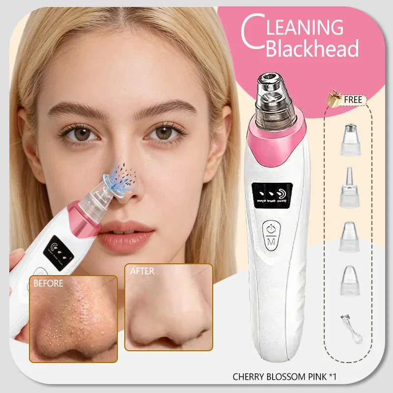 Professional Pore Vacuum Blackhead Remover Deep Cleaning Facial Acne Oil Control Skin Care Device