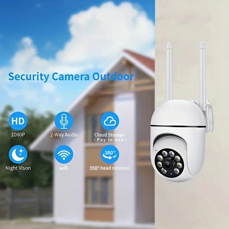 Security Camera 1080P HD Camera 355° Video Surveillance Camera Night Vision 2.4G WiFi Outdoor Security Protection Monitor