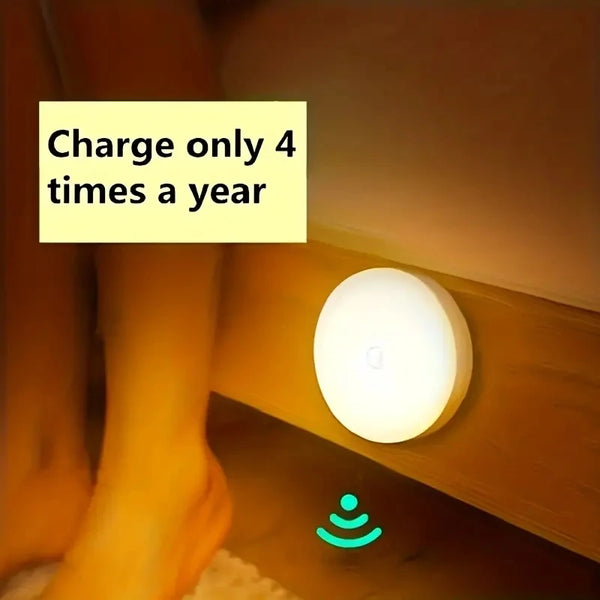 Wireless Motion Sensor LED Night Light for Bedroom & Stairs