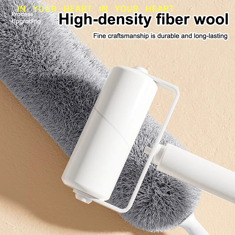 Reusable Ceiling Cleaning Tool 280cm Dust Dusters With Extension Pole Retractable Dust Removal Brush Microfiber Dusting Brush