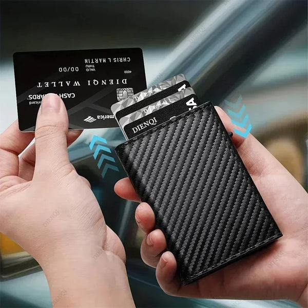 RFID Carbon Fiber Card Holder