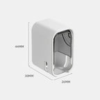 4PCS Toothbrush Holder Portable Flip-top Electric Toothbrush Storage Rack Dustproof Wall Mounted Tooth Brush Storage Box