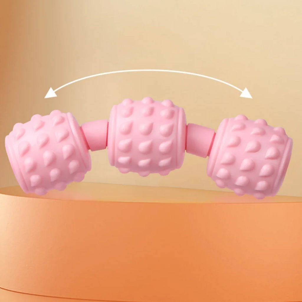 9-Wheel Leg Massager Roller for Calf Muscle Relaxation, Leg Beautifying Device, Massage Slimming Leg Ring-Shaped Leg Clamp, Sports Fitness Leg Beautifying Clamp