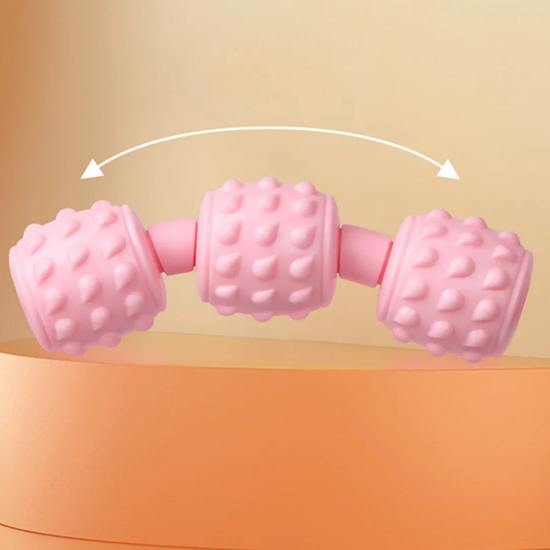 9-Wheel Leg Massager Roller for Calf Muscle Relaxation, Leg Beautifying Device, Massage Slimming Leg Ring-Shaped Leg Clamp, Sports Fitness Leg Beautifying Clamp