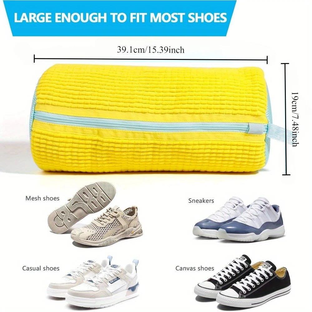 1Pcs Shoe Washing Machine Bag Sneaker Cleaning Laundry Shoe Bag For Washer Dryer Reusable Shoe Washing Bag Shoe Washing Machine