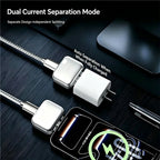 140W Physical-Disconnect Intelligence Charger Separator Protect Battery Overcharge Protection Auto Power-off  for Type-C Devices