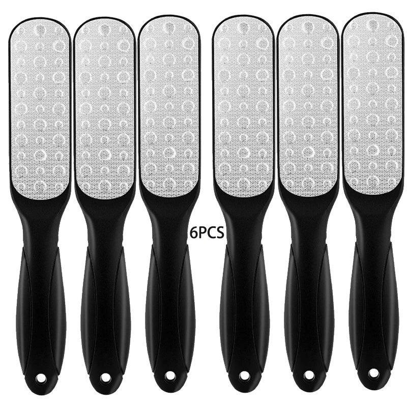 High-Quality Stainless Steel Foot File Double Sided Callus Remover For Dead Skin Professional Pedicure Tools Callous Scraper