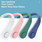 Portable Bladeless Neck Fan Rechargeable 3 Speeds Adjustable Cooling Fan Hands-Free Bladeless Neck Fan For Outdoor Sports Travel