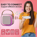NEW Hot K12 Bluetooth Speaker Portable Home Cute Karaoke Mini Wireless Audio with Microphone K Song Family Singing Machine