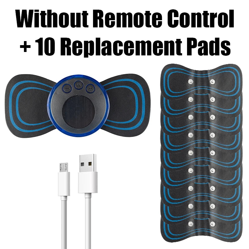Electric TENS Pulse Neck Massager EMS Cervical Massage for Neck Back Body Eletric Muscle Stimulator Electrostimulator 19 Gears