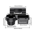 Car Cup Stand Phone Holder Mount Tray Side Door Window Storage Barrel Pocket Hanging Storage Rack with Auto Interior Accessories