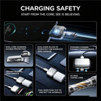 140W Physical-Disconnect Intelligence Charger Separator Protect Battery Overcharge Protection Auto Power-off  for Type-C Devices