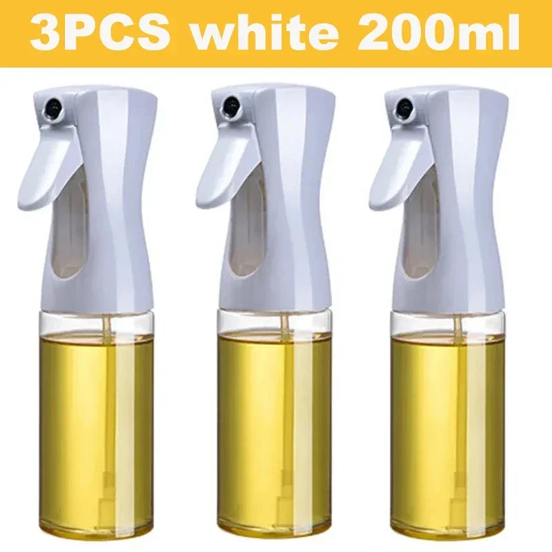 200/300/500ml Oil Spray Olive Oil Spray Bottle Kitchen Cooking Dispenser Camping Baking Vinegar Soy Sauce Sprayer Containers