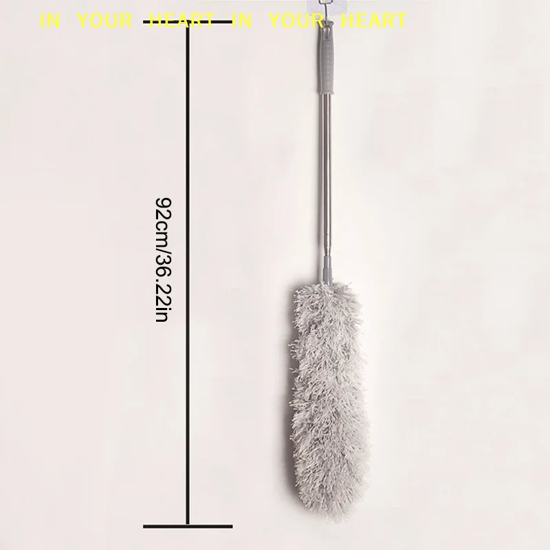 Reusable Ceiling Cleaning Tool 280cm Dust Dusters With Extension Pole Retractable Dust Removal Brush Microfiber Dusting Brush