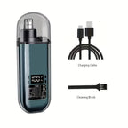 USB Rechargeable Nose and Ear Hair Trimmer for Men, Mini Portable Electric Clipper, Quick Charging, Low Noise, Compact, Washable
