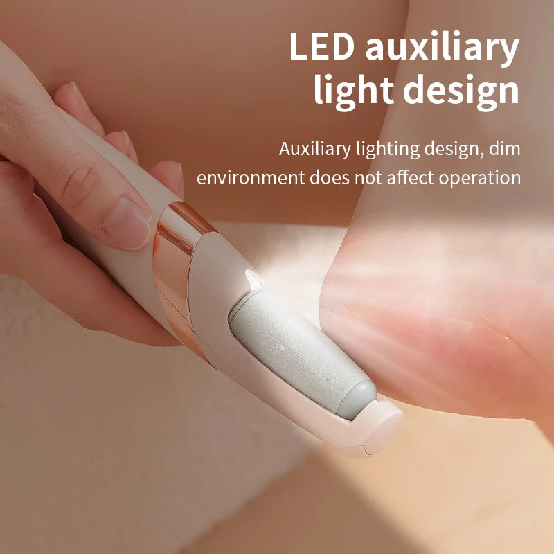 USB Charging Electric Foot Grinder with Dual Grinding Heads and Two Speed Adjustment Options